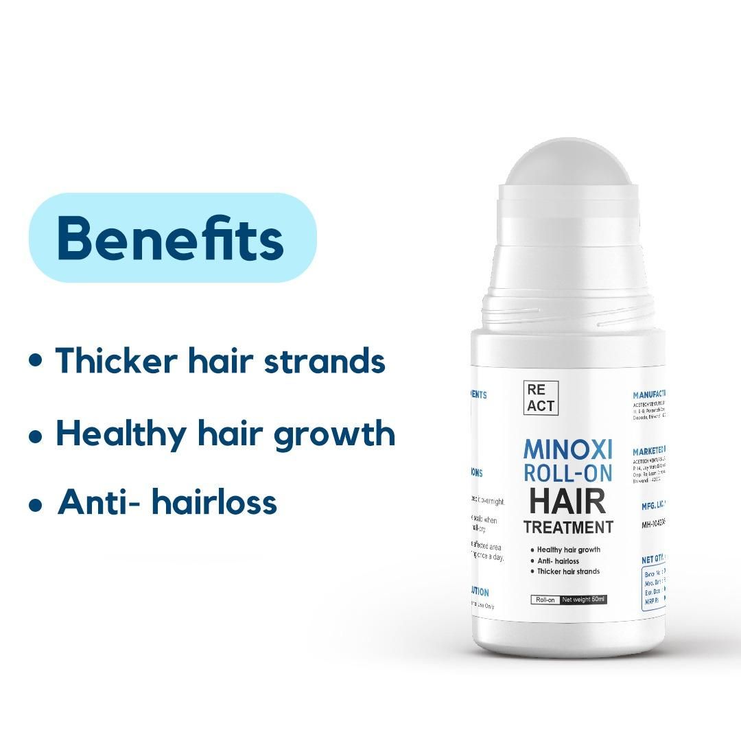 Buy The New Minoxi Roll-On Hair Treatment Hair Growth Serum For Women & Men - BestCart