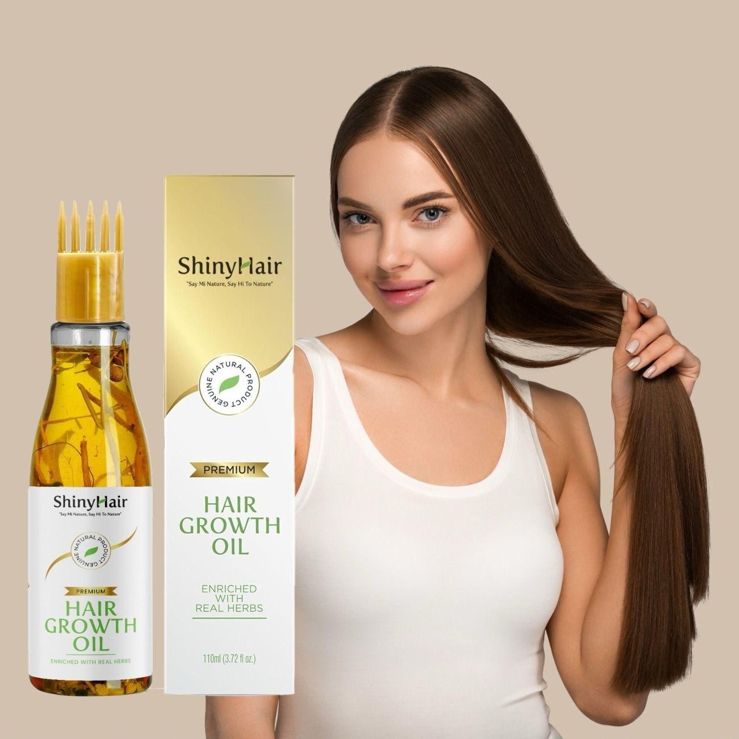 Buy The New ShinyHair Growth Oil Enriched With Real Herbs 110ml (Pack of 2) - BestCart