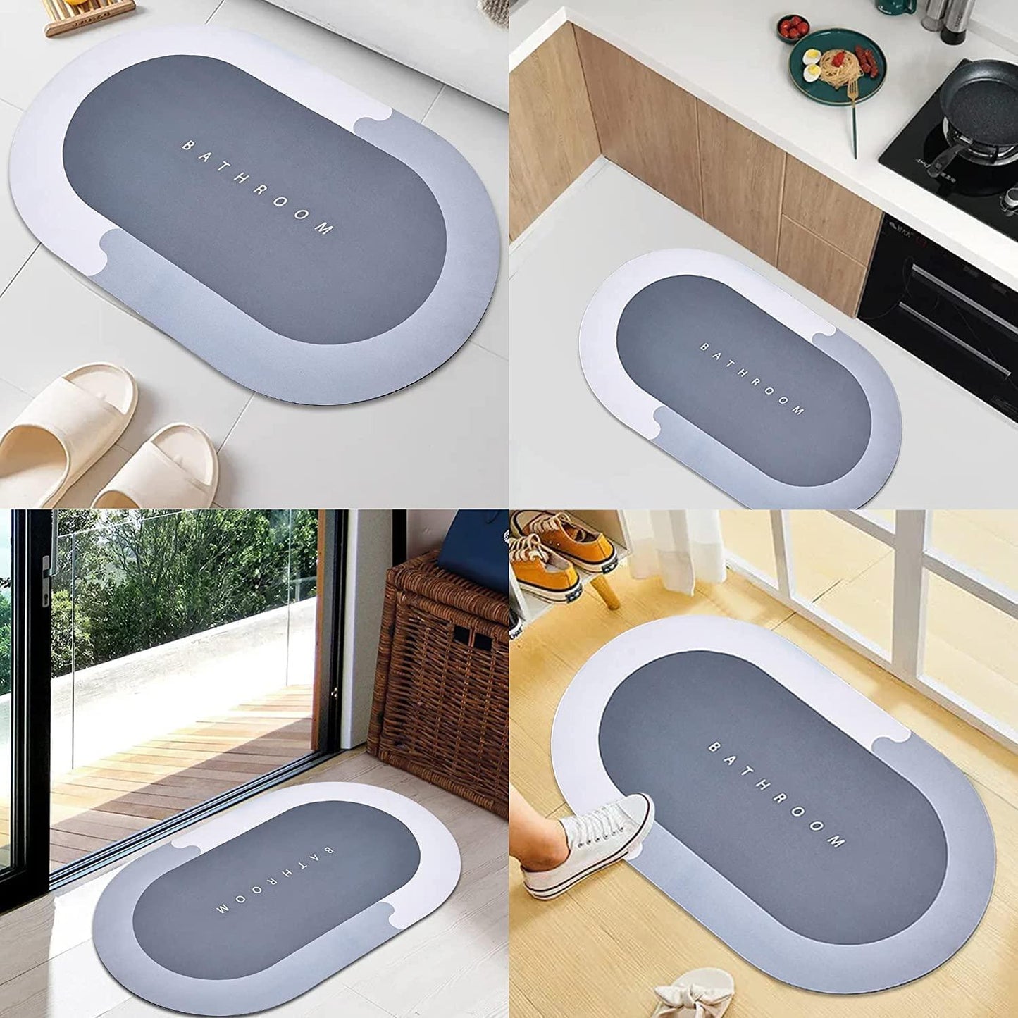 Buy The New Super Absorbent Bath Floor Mat - BestCart