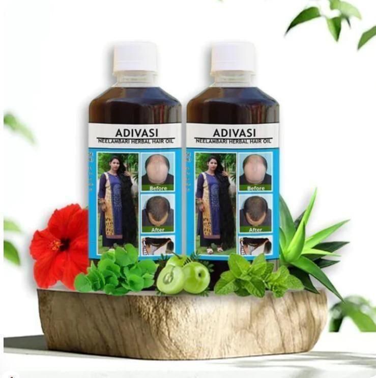 Buy The New Adivasi Herbal Hair Oil 100ML (Pack of 2) - BestCart