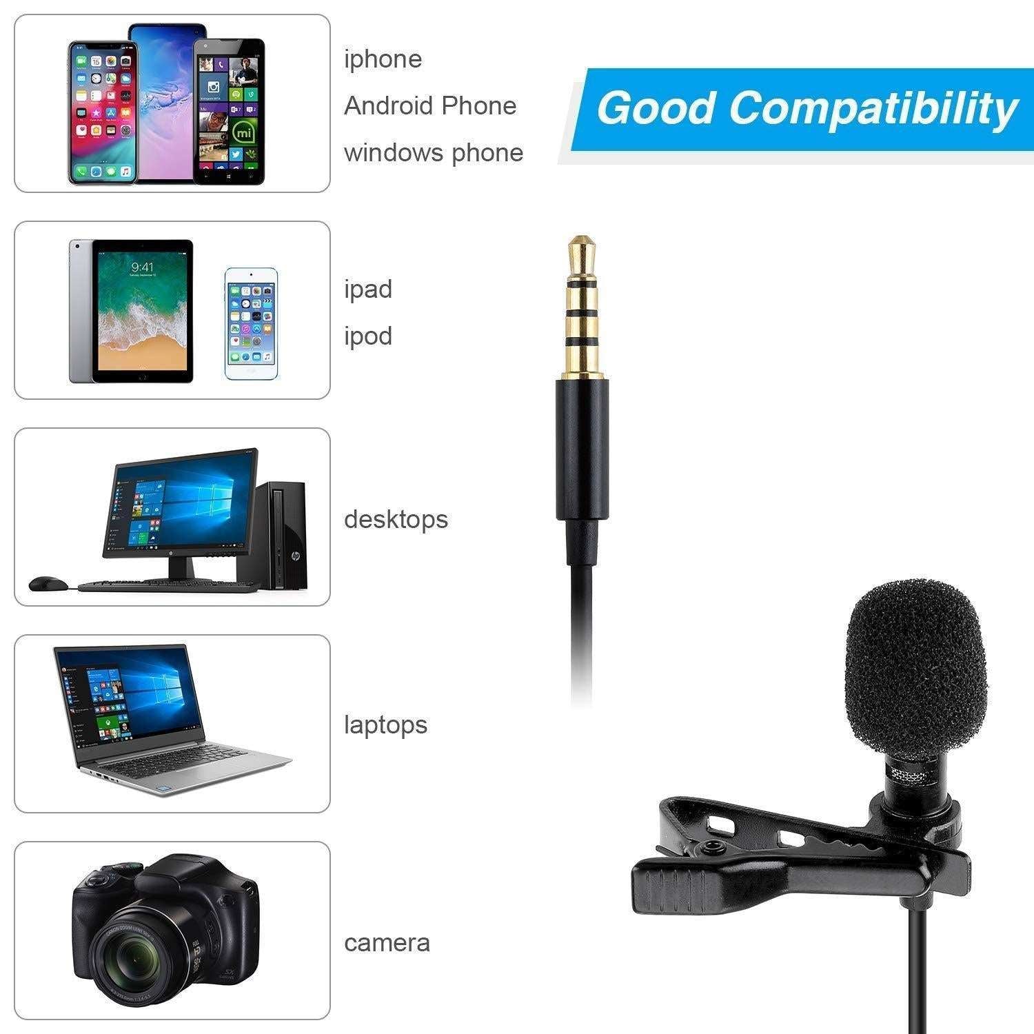 Buy The New Dynamic Lapel Collar USB Omnidirectional Mic - BestCart