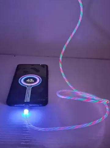 Buy The New Fast 3 in 1 Multiple Pin With LED Light Magnetic Charging Charging Pad - Assorted color - BestCart