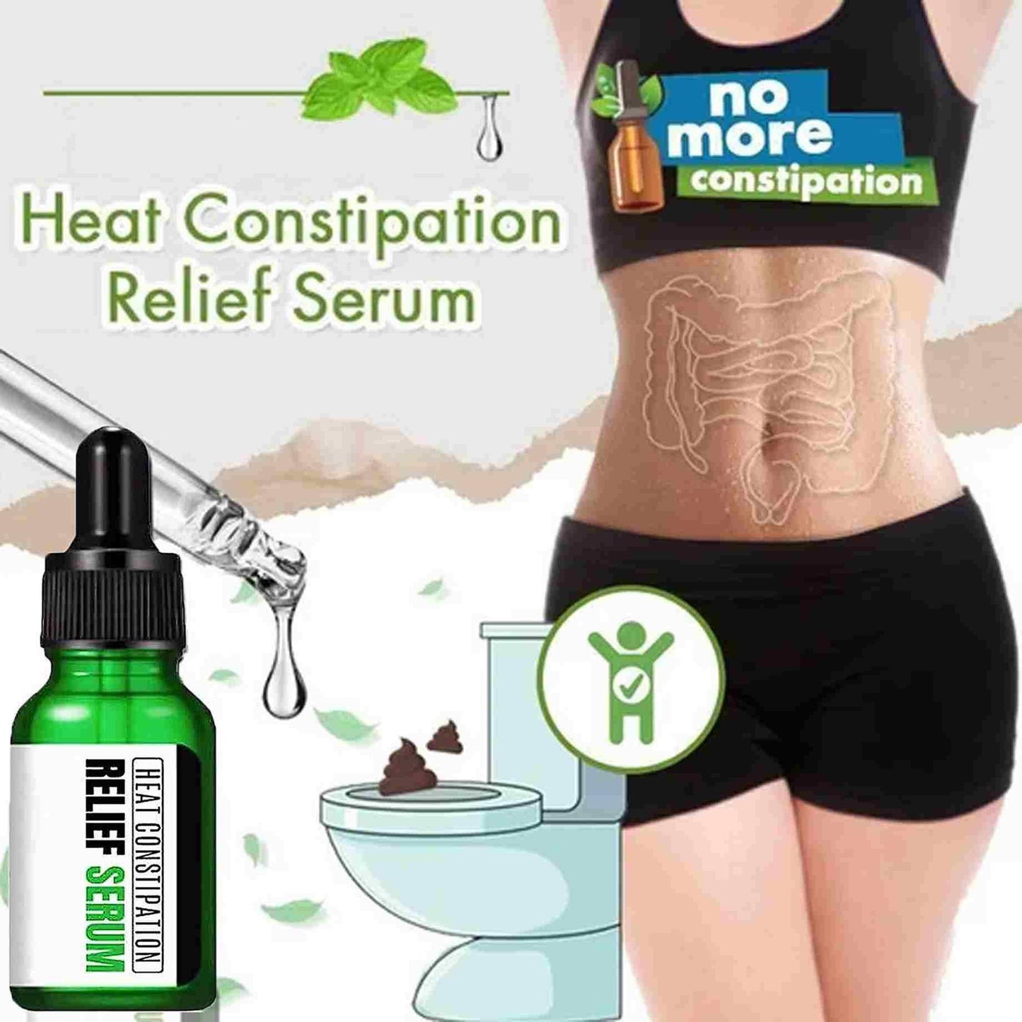 Buy The New Heat Constipation Relief Serum 50 ML (Pack of 2) - BestCart