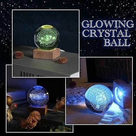 Buy The New 3D Crystal Lamp Ball(Assorted Design) - BestCart