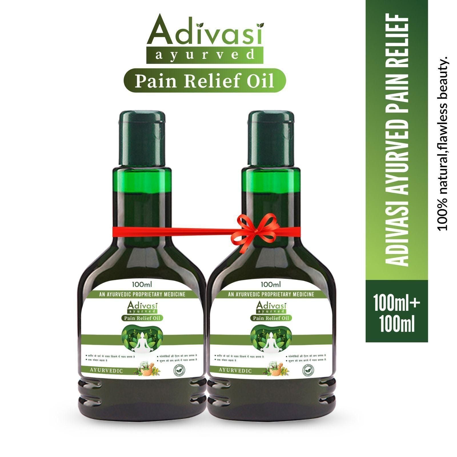 Buy The New Adivasi Ayurved Pain Relief Oil 100ml(Pack Of 2) - BestCart