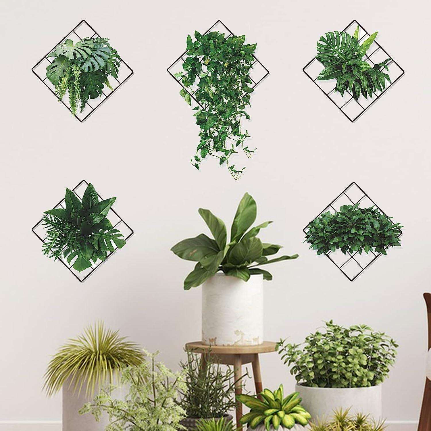 Buy The New Leaves Design Vinyl  Wall Sticker (Set of 5) - BestCart