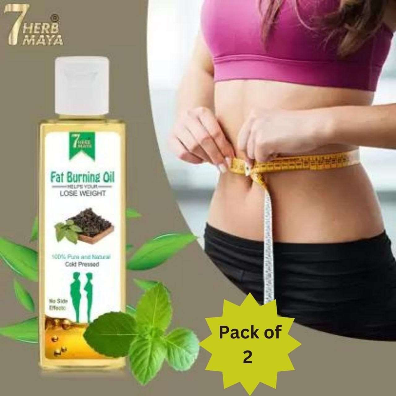 Buy The New 7Herbmaya Fat Burning Oil, Slimming oil, Fat Burner, Anti Cellulite & Skin Toning Slim Oil (Pack of 2) - BestCart