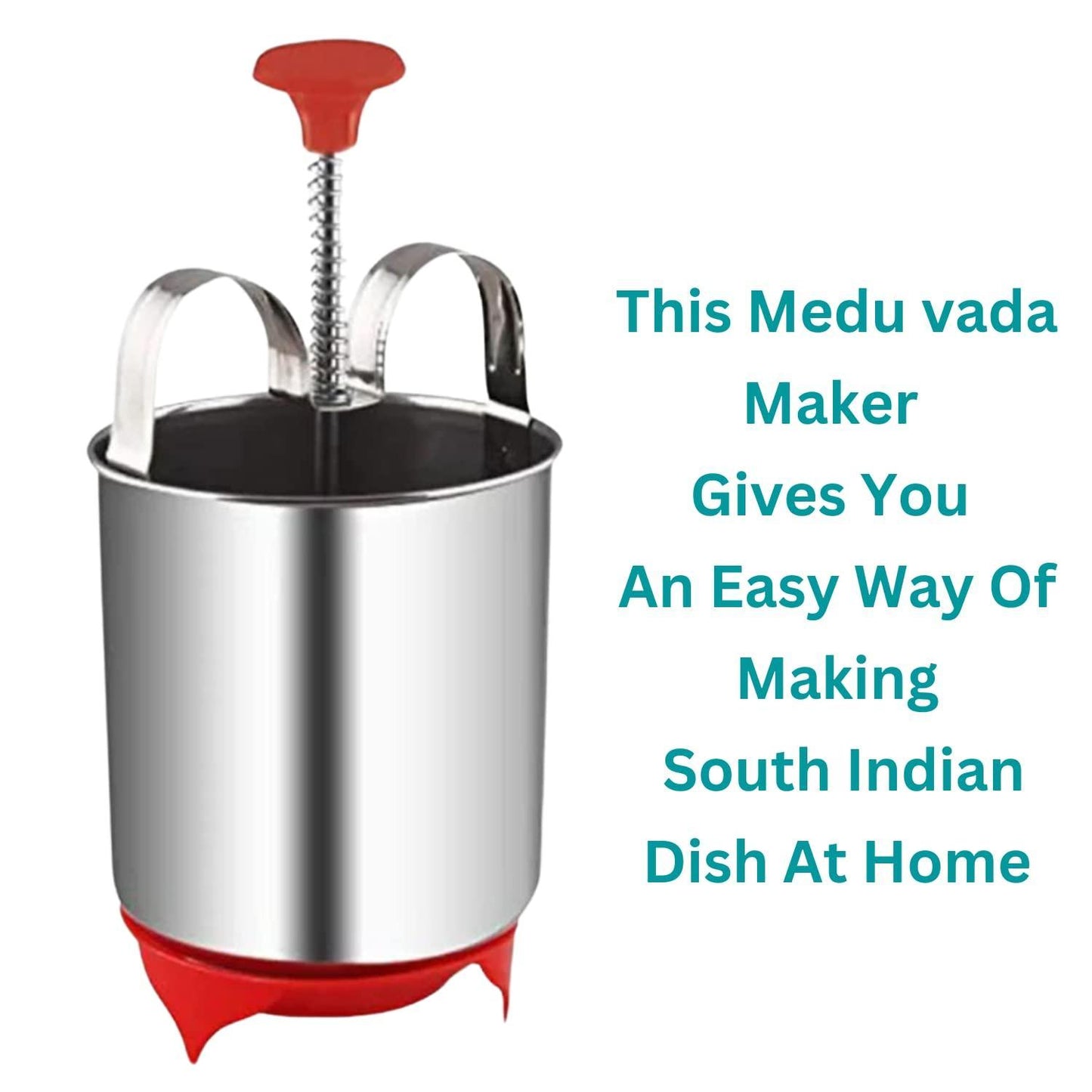 Buy The New Stainless Steel Medu Vada Maker With Stand - BestCart