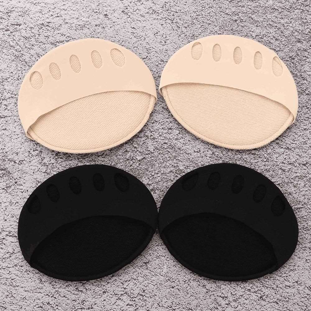 Buy The New Invisible Fashion Women Ruffle Wave Girls Toe Pad Inserts Forefoot Pads Half Insoles Five Toes Socks - BestCart