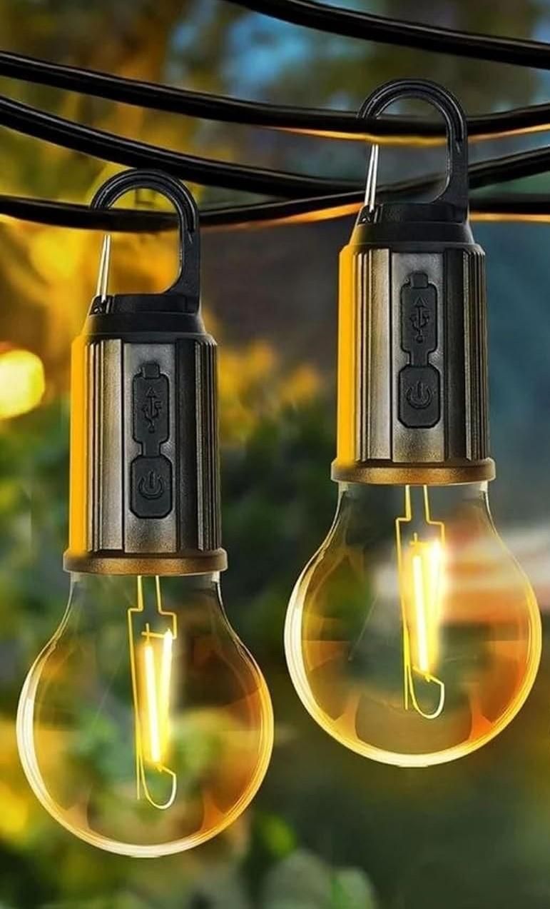 Buy The New Decorative Hanging Bulb with 3 Modes Tent Lamp for Camping Pac of 2 - BestCart