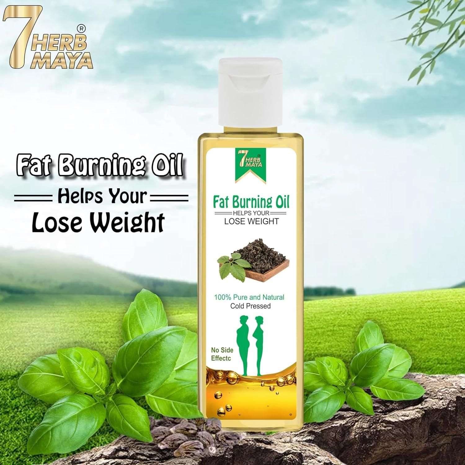 Buy The New 7Herbmaya Fat Burning Oil, Slimming oil, Fat Burner, Anti Cellulite & Skin Toning Slim Oil (Pack of 2) - BestCart