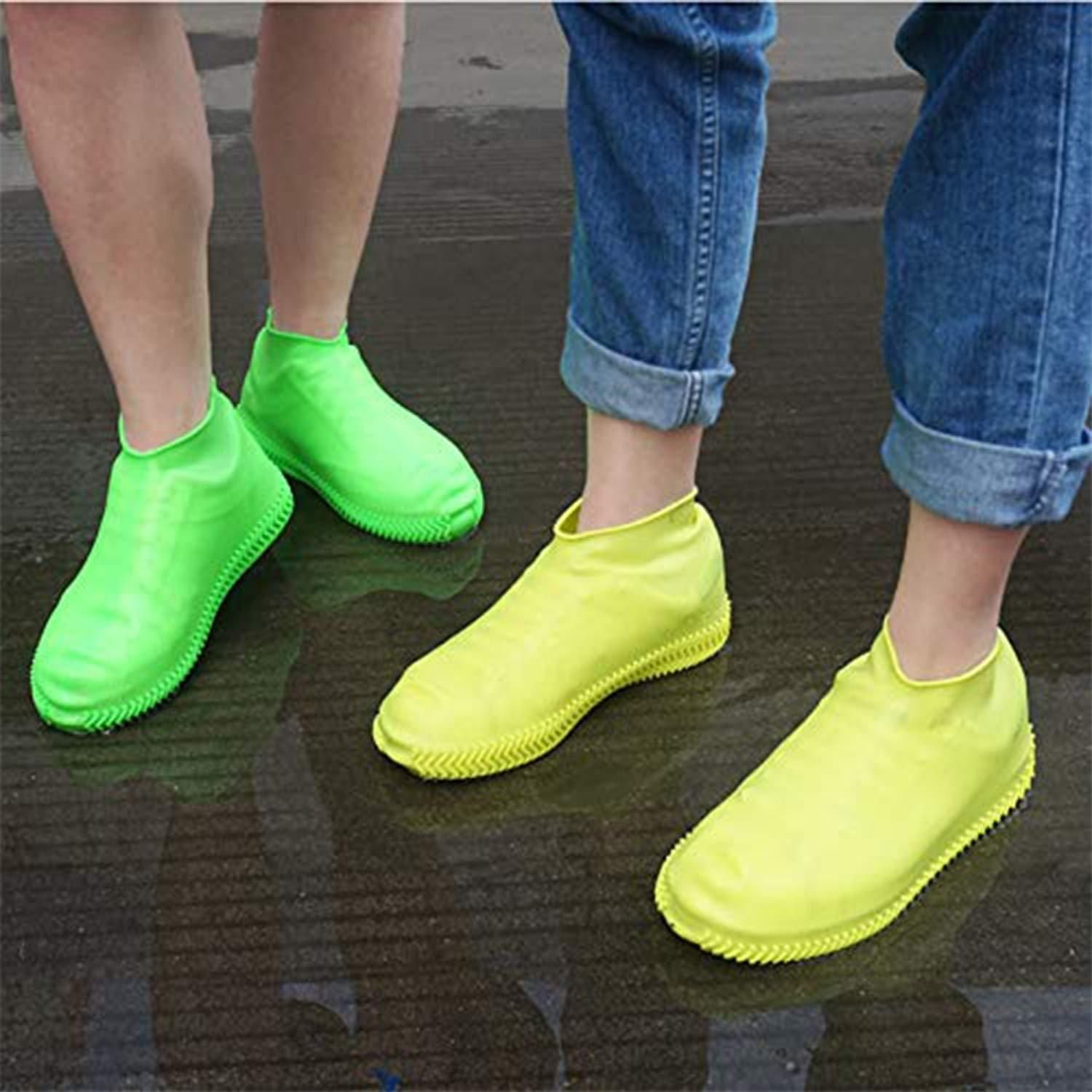 Buy The New Shoe Cover-Silicone Reusable Anti skid Waterproof Boot Cover Shoe Protector - BestCart