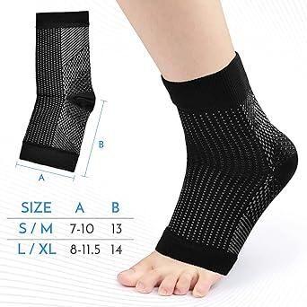 Buy The New Swelling Arch Heel Socks yoga sport protect socks Pack of 2 Pair - BestCart