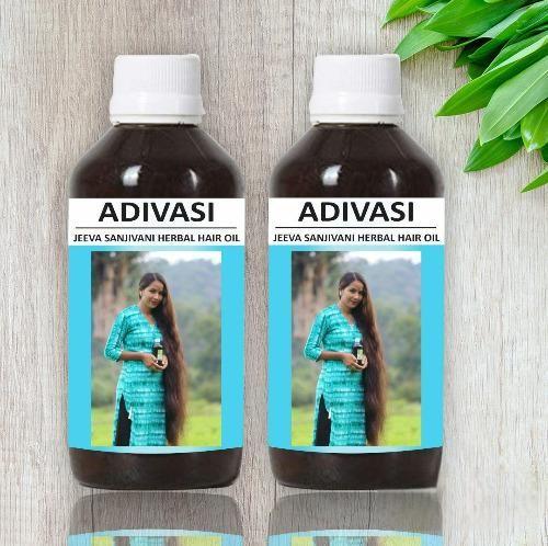 Buy The New Adivasi Jeeva Sanjivani Herbal Hair Oil 125 ML (Pack of 2) - BestCart