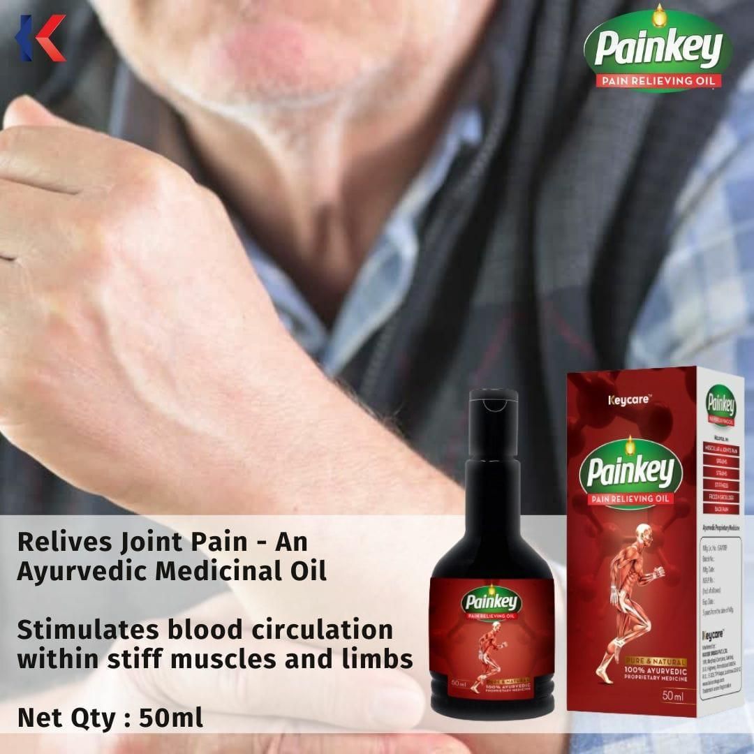 Buy The New Painkey Ayurvedic Pain Relief Oil (Pack of 2) - BestCart