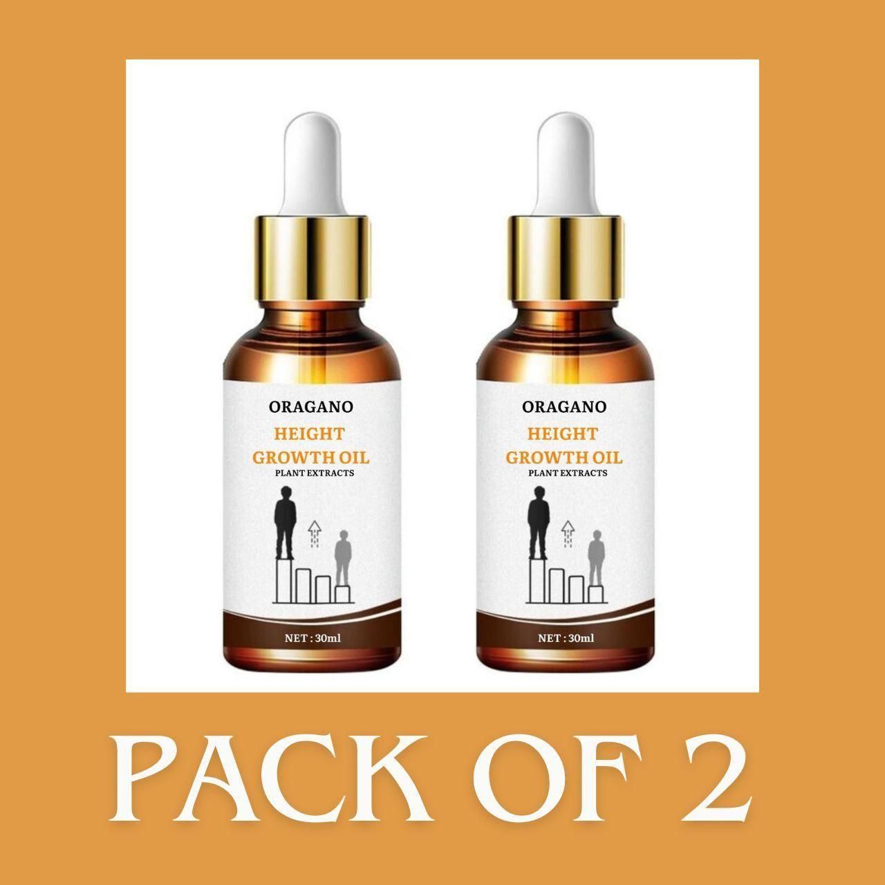 Buy The New Oragano height Growth Oil (Pack of 2) - BestCart