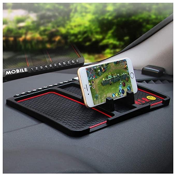 Buy The New HSR Car Accessories Multifunction Phone GPS Holder Anti-Slip Silicone Pad and Car Mobile Holders for Car Dashboard - BestCart