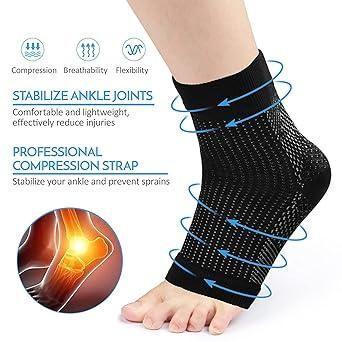 Buy The New Swelling Arch Heel Socks yoga sport protect socks Pack of 2 Pair - BestCart