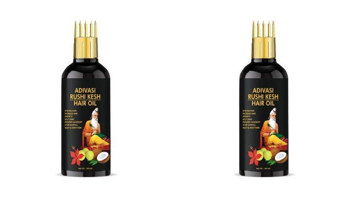 Buy The New Adivasi Rushi Kesh Hair Oil All Type Hair Problem Solution 200ML (Pack of 2) - BestCart