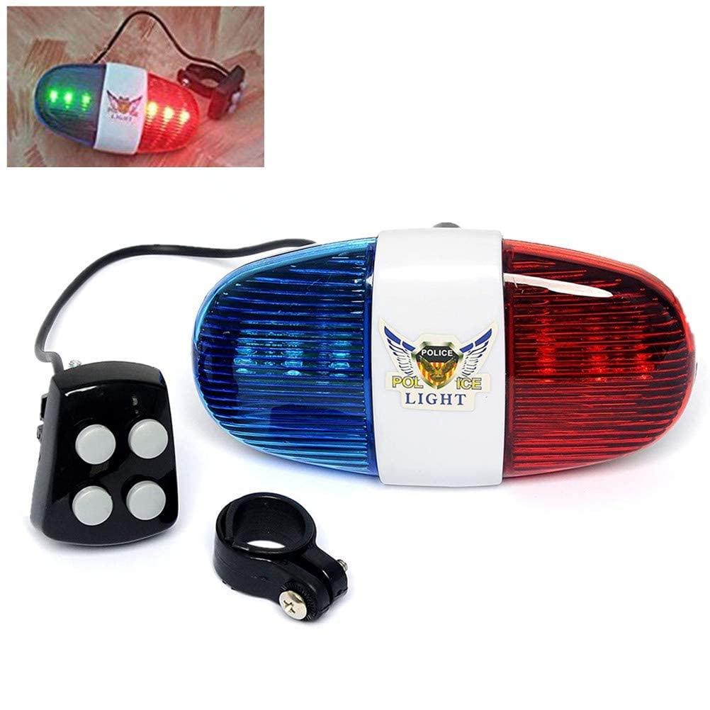 Buy The New Police Sound Bike LED Light Kids Electronic Horn Siren - BestCart