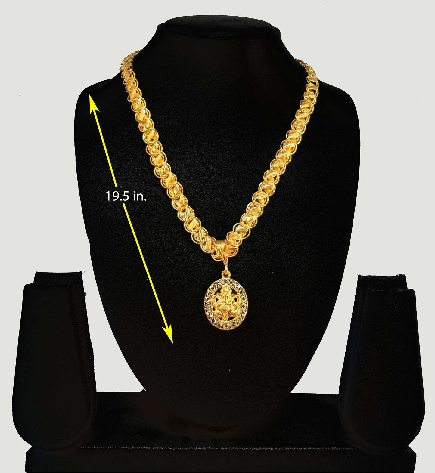 Buy The New Luxurious Men's Gold Plated Pendant With Chain Vol 4 - BestCart