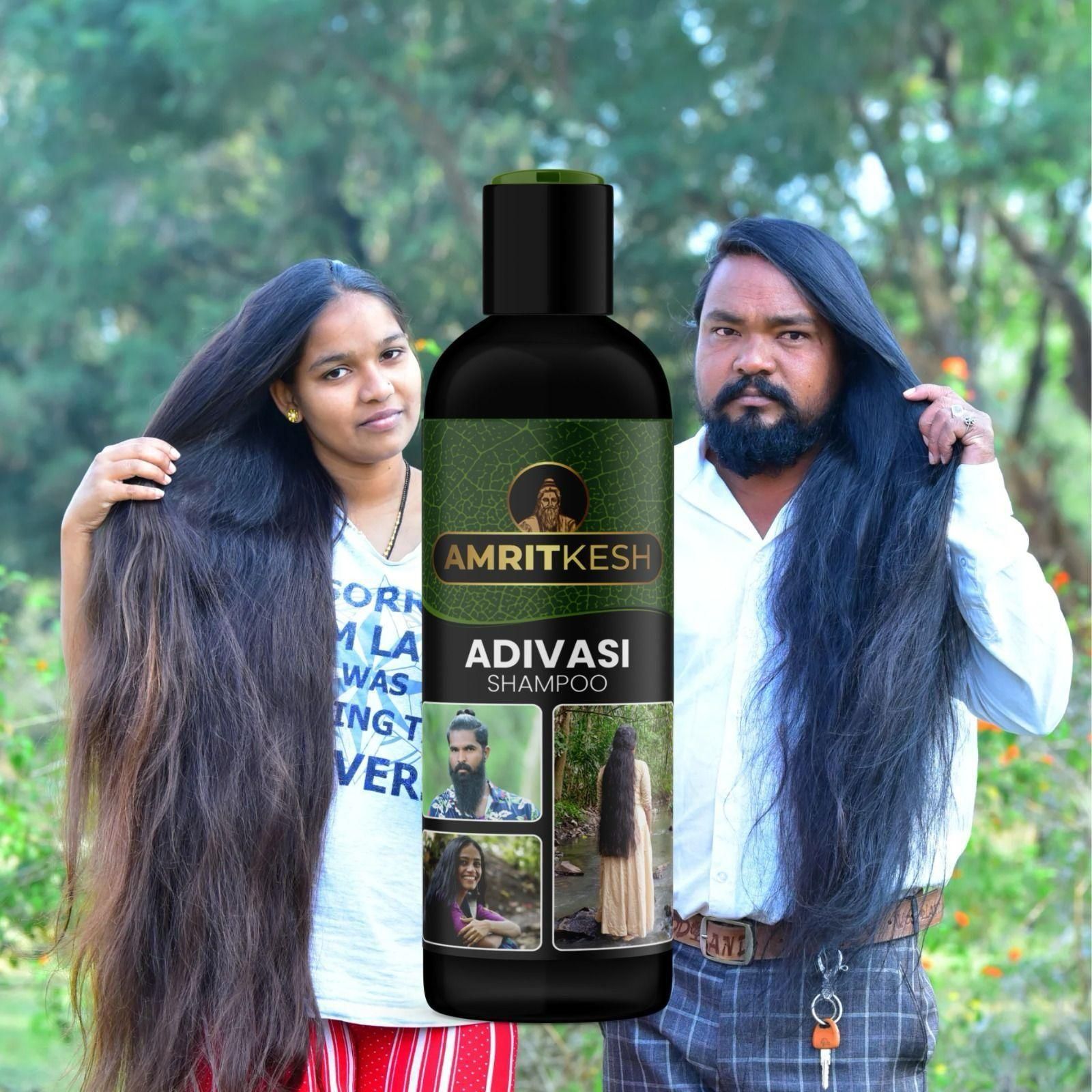 Buy The New Amritkesh Adivasi Shampoo 100ml - Unleash the Power of Nature (Pack of 2) - BestCart