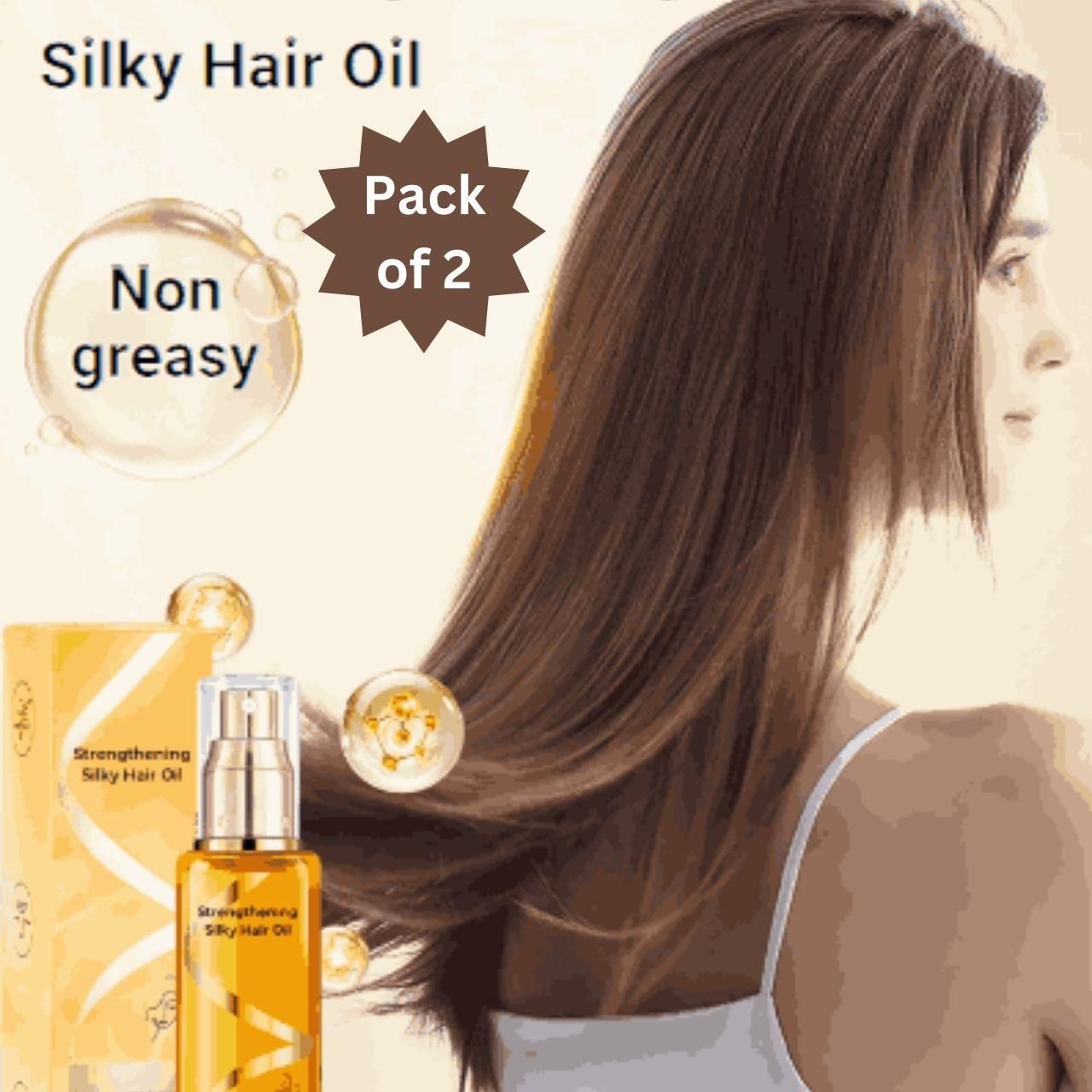 Buy The New Straitening Silky Hair Oil 250 ML (Pack of 2) - BestCart