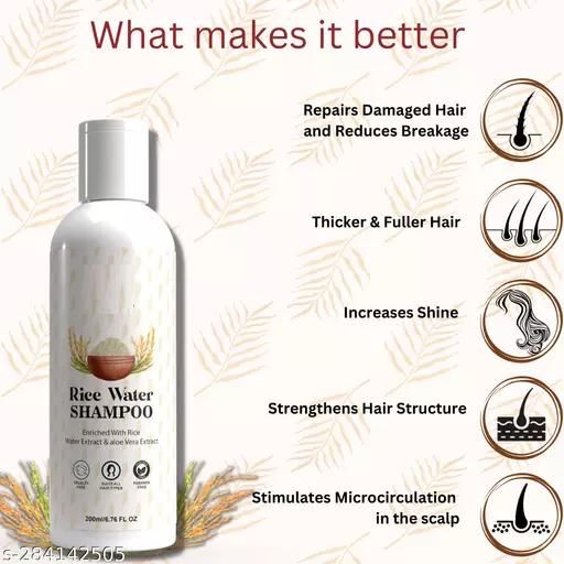 Buy The New Rice Water Hair Shampoo, Paraben and Sulphate Free - BestCart