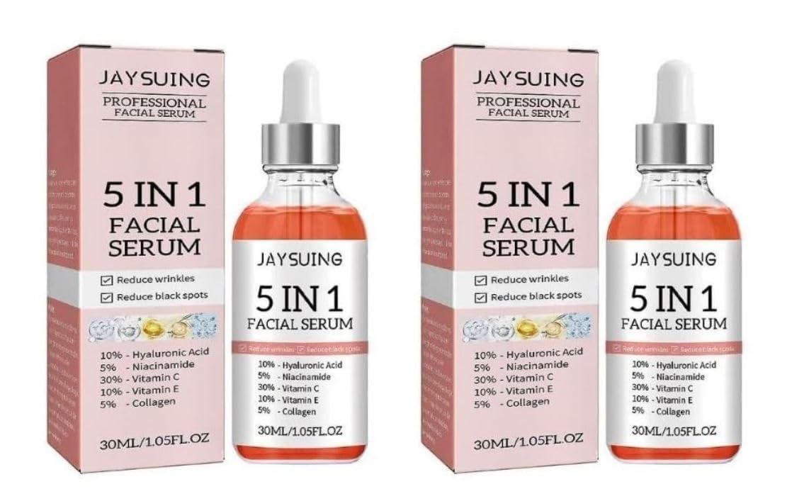 Buy The New 5 in 1 Advanced Anti-Wrinkle Face Serum (Pack of 2) - BestCart