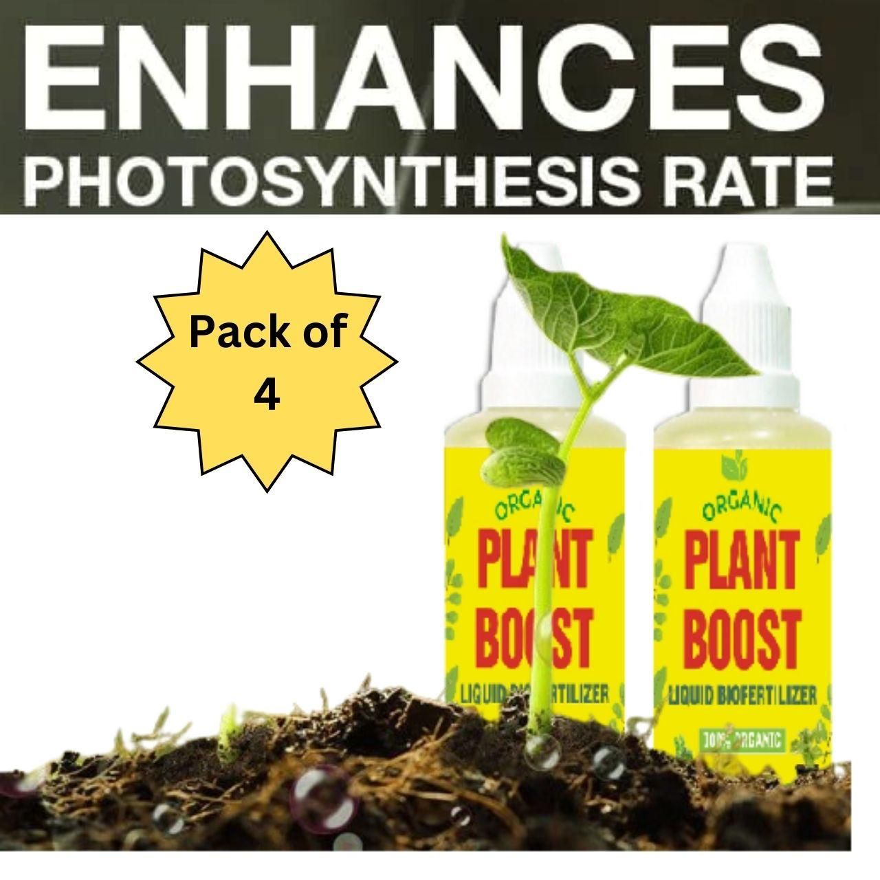 Buy The New Plant Boost Liquid Biofertilizer for All Crops,Organic (Pack of 4) - BestCart