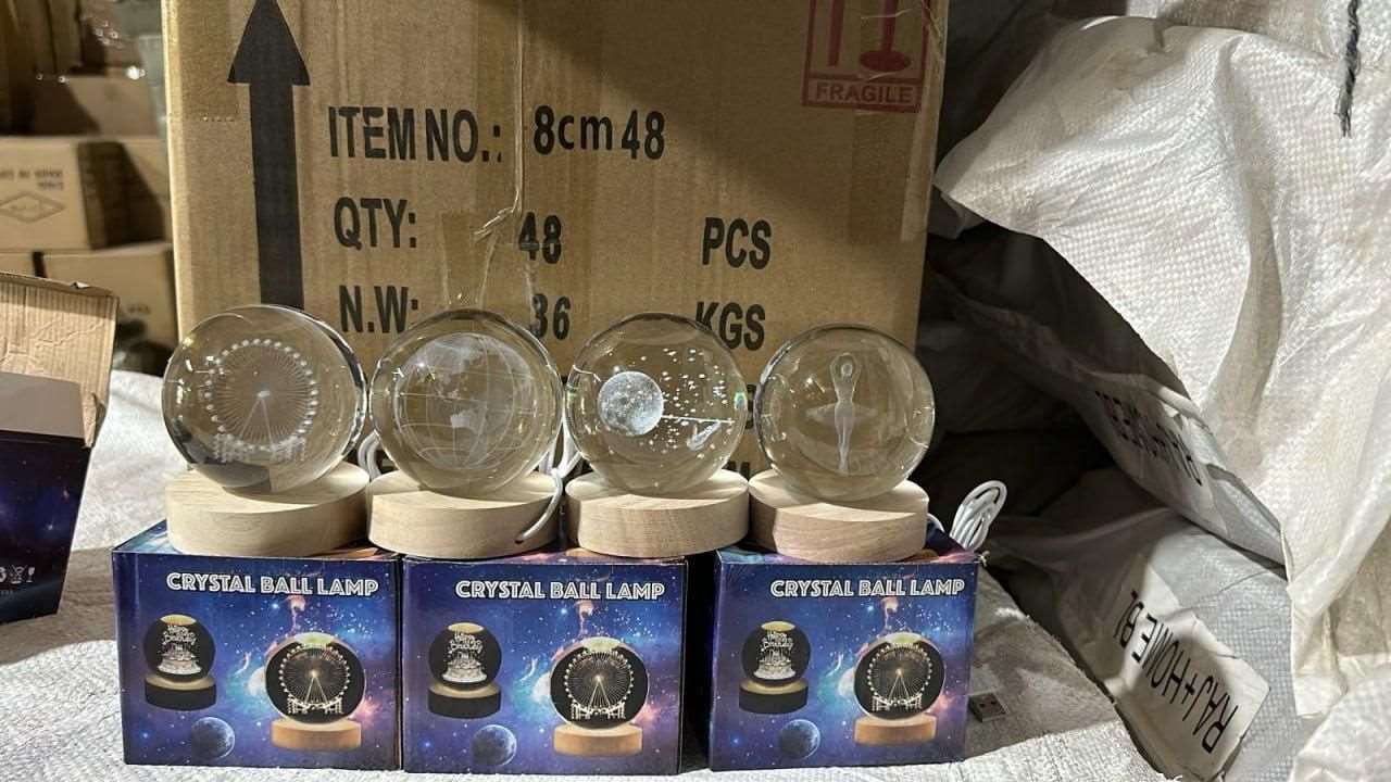 Buy The New 3D Crystal Lamp Ball(Assorted Design) - BestCart