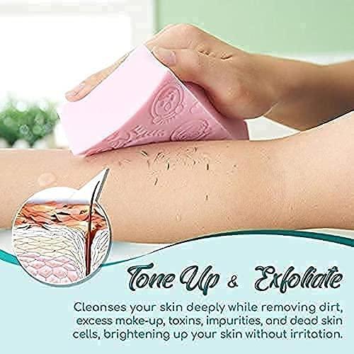 Buy The New Ultra Soft Exfoliating Bath Sponge/ Asian/ Japanese Spa Cellulite Massager/ Dead Skin Remover Sponge For Body (Pack of 1) - BestCart