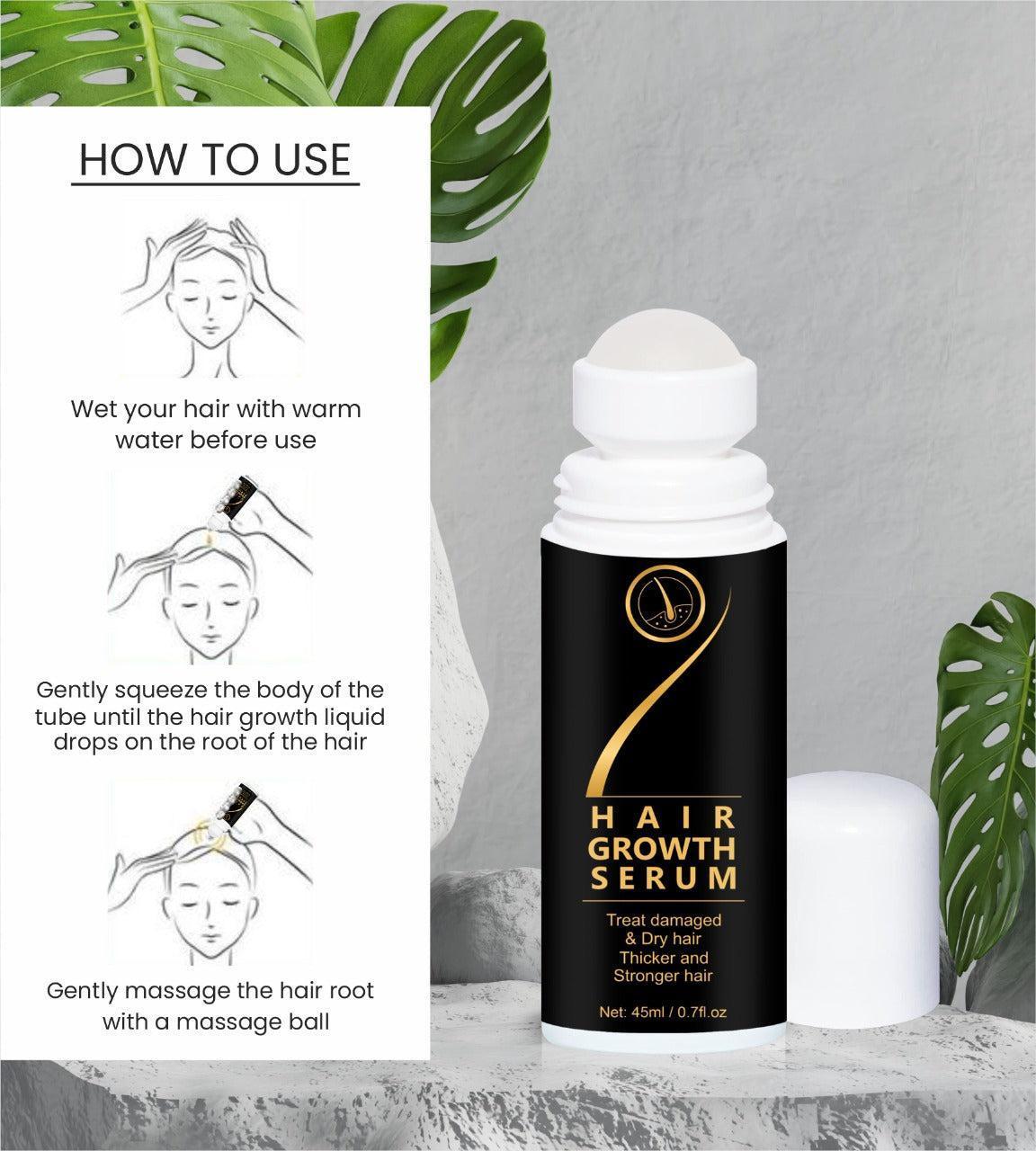 Buy The New Regrowth Organic Hair Serum Roller 45ml - BestCart