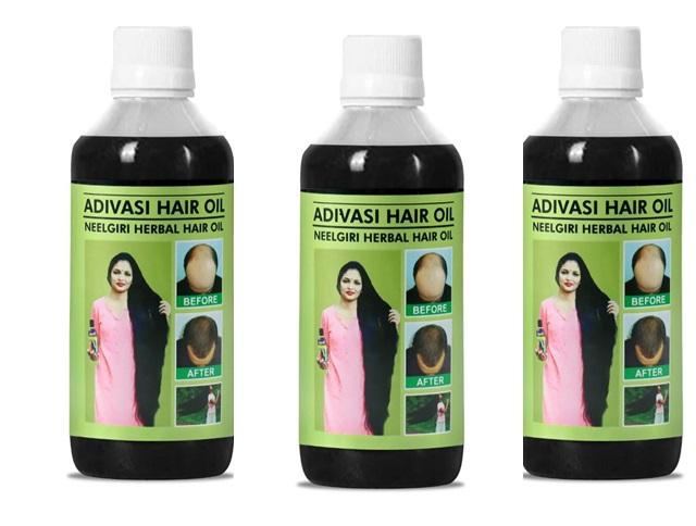 Buy The New Adivasi Neelgiri Herbal Hair Oil 100ML (Pack of 3) - BestCart