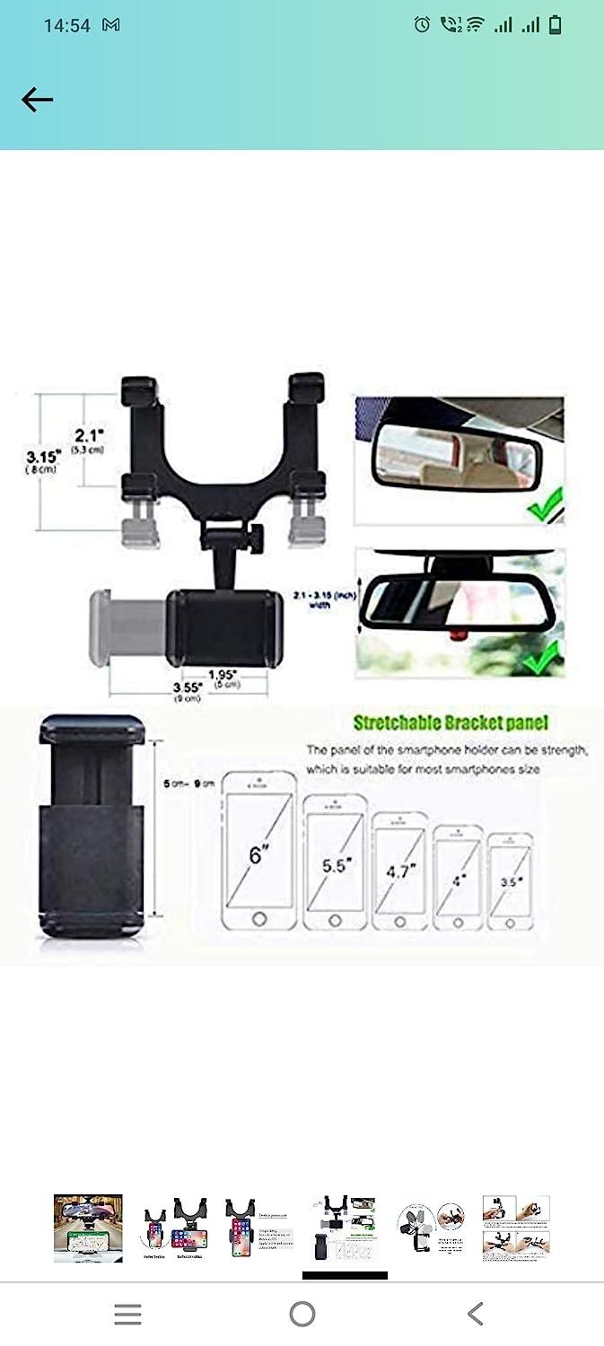 Buy The New Rearview Mirror Phone Holder for Car - BestCart