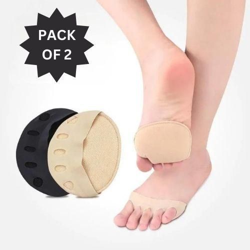 Buy The New Invisible Fashion Women Ruffle Wave Girls Toe Pad Inserts Forefoot Pads Half Insoles Five Toes Socks - BestCart