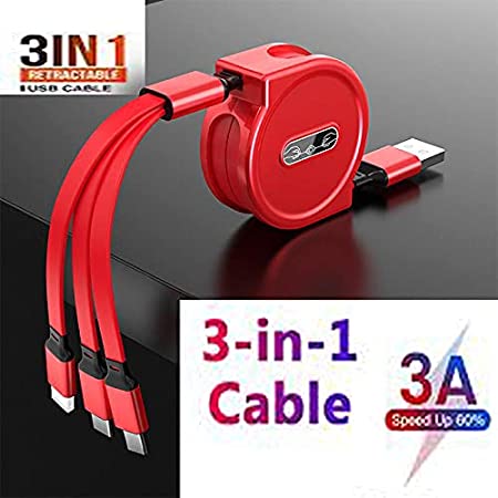 Buy The New Multiple Charging Cable 4Ft/1.2m 3-in-1 USB Charge Cord Compatible - BestCart