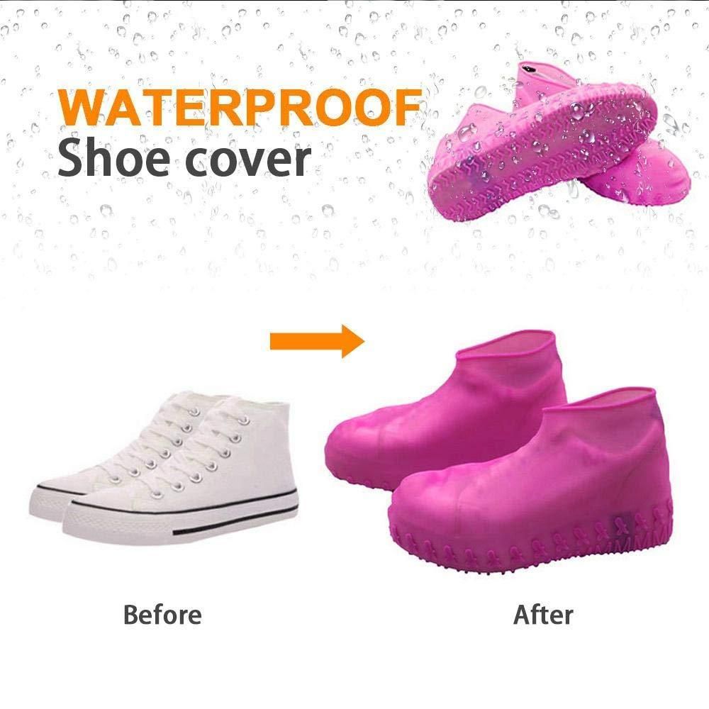 Buy The New Shoe Cover-Silicone Reusable Anti skid Waterproof Boot Cover Shoe Protector - BestCart