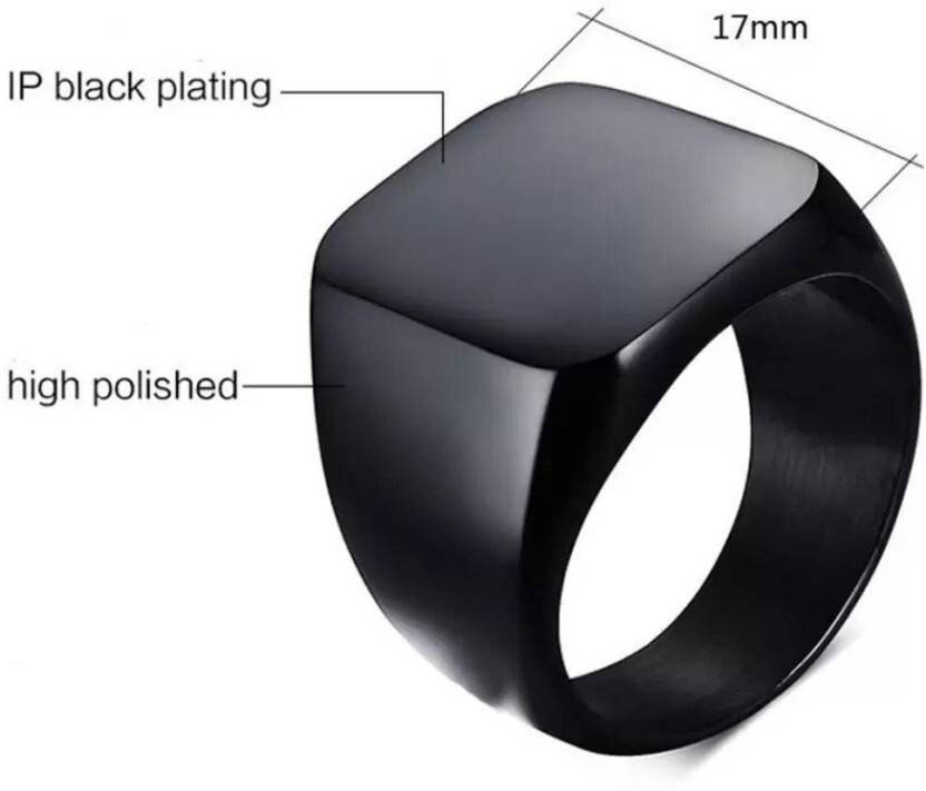 Buy The New Saizen Silver Square Vintage Ring - BestCart