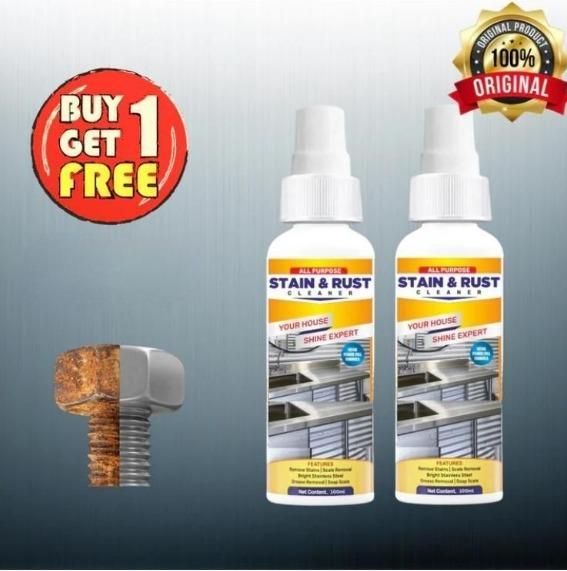 Buy The New Multipurpose Stain & Rust Remover Spray for Cleaning & Protection From Dust 200ml (Pack of 2) - BestCart