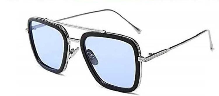 Buy The New Square Sunglasses Silver Frame - BestCart