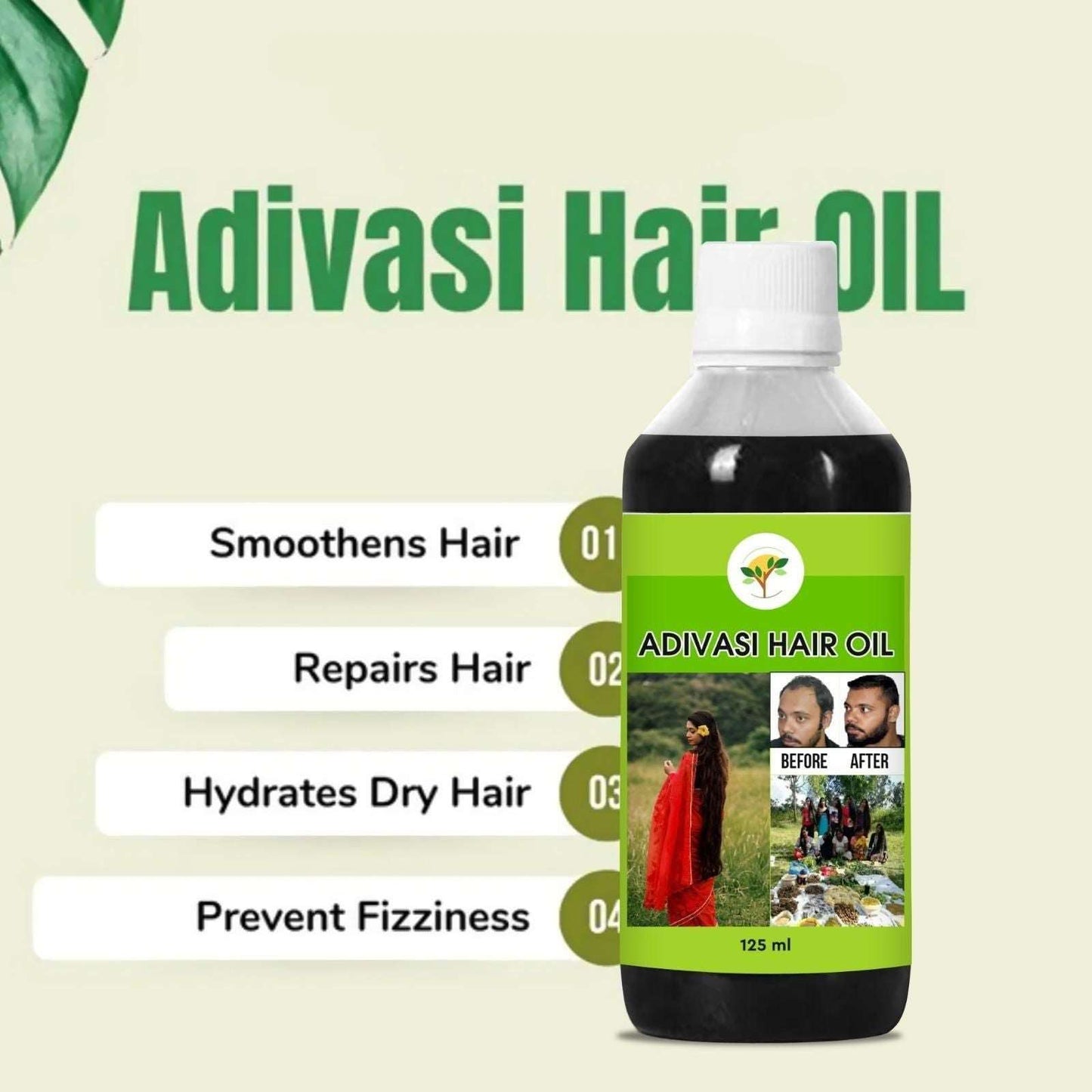 Buy The New Ayurvedic Oil by Adivasi 125 ML (Combo) - BestCart