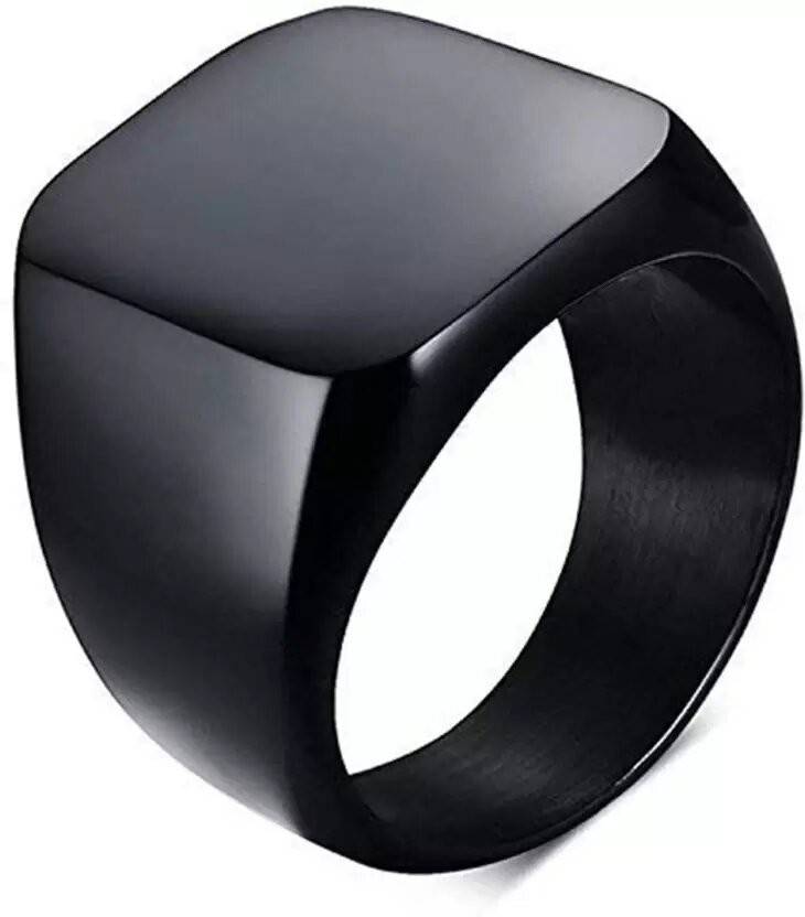 Buy The New Saizen Silver Square Vintage Ring - BestCart