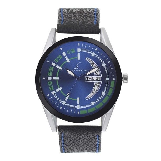 Buy The New Stylish Blue Dial Day And Date Working Analog Watch - BestCart