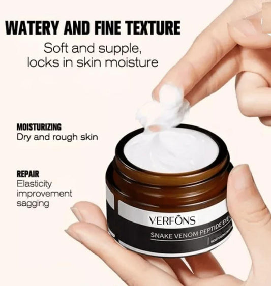 Buy The New Verfons Firming Eye Cream,Verfons Snake Venom Firming Eye Cream, Verfons Temporary Firming Eye Cream for Bags, Anti Aging Eye Bag Cream, Instant Remove Eye Bags Fades Fine Lines and Wrinkles - BestCart