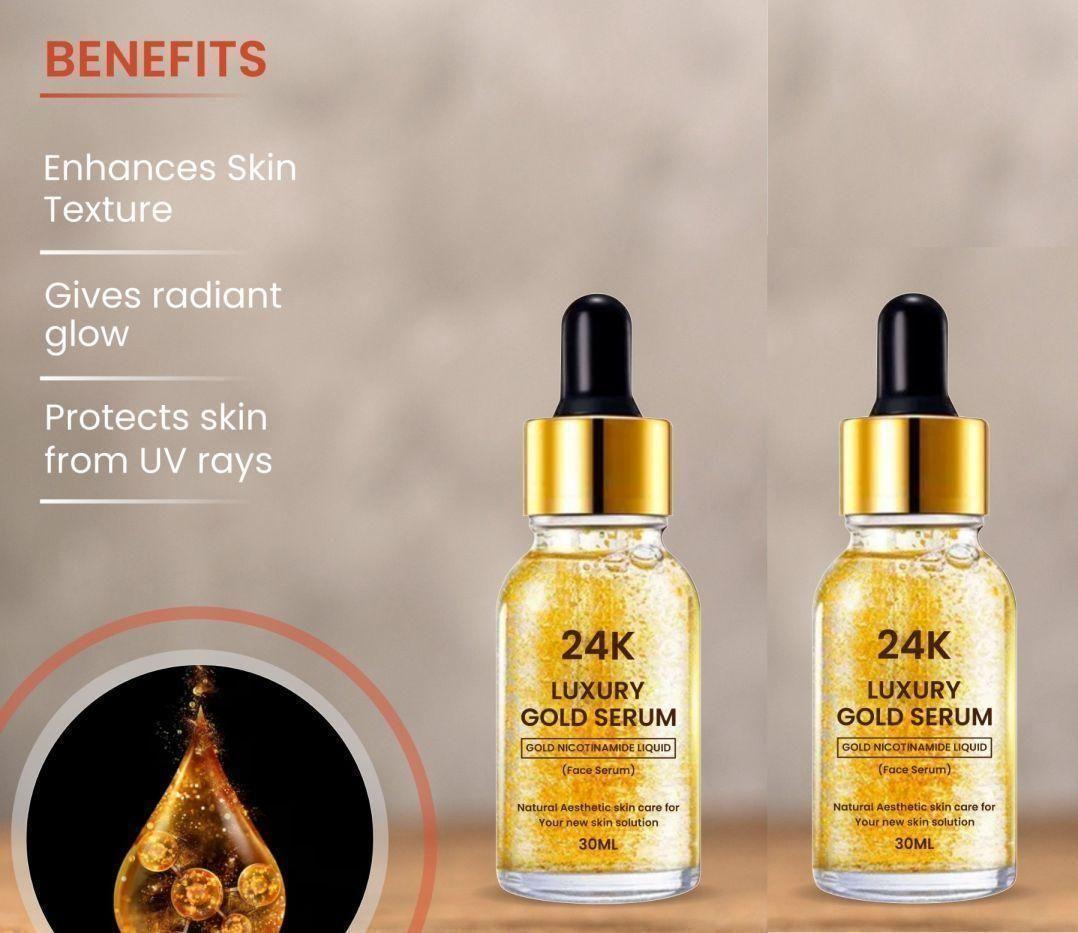 Buy The New 24K Gold Face Serum (Pack Of 2) - BestCart