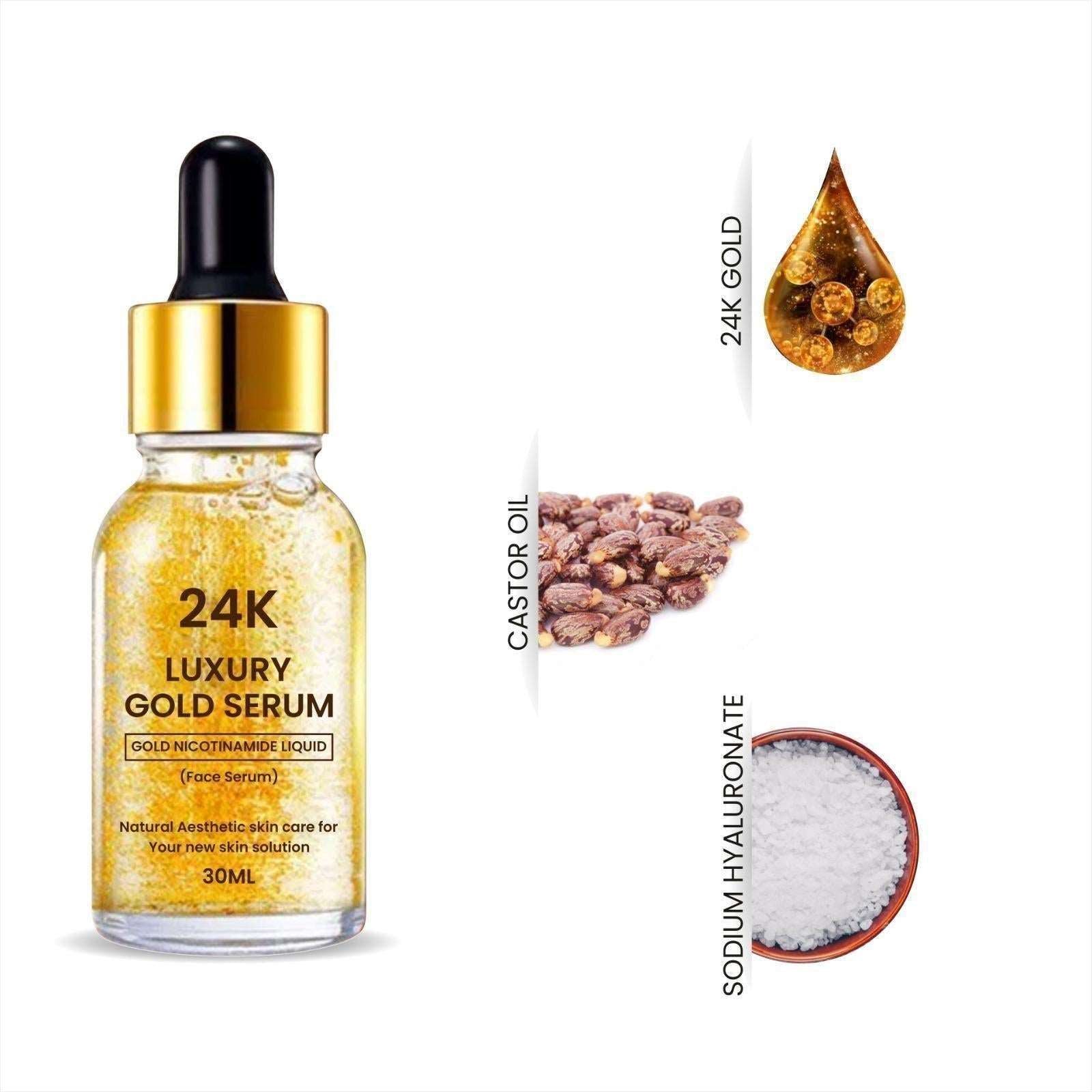 Buy The New 24K Gold Face Serum (Pack Of 2) - BestCart