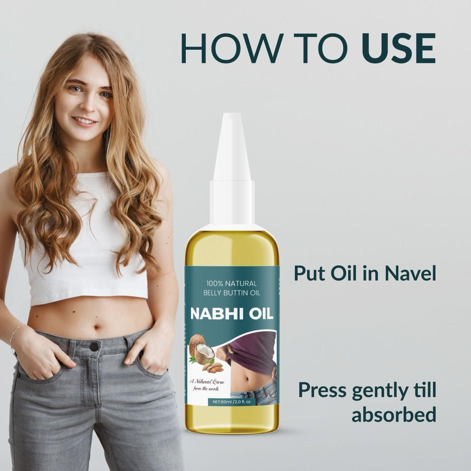 Buy The New Natural Belly Buttin Oil Nabhi Oil 60ml - BestCart