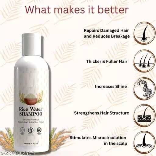 Buy The New Rice Water Hair Shampoo, Paraben and Sulphate Free (Pack of 2) - BestCart