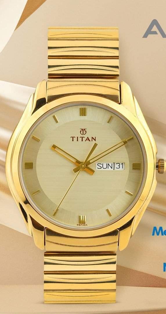 Buy The New Men Gold-Toned Dial Watch - BestCart